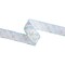 LaRibbons 1 1/2" Wired Ribbon | White/Blue Butterflies | 10 Yard Roll